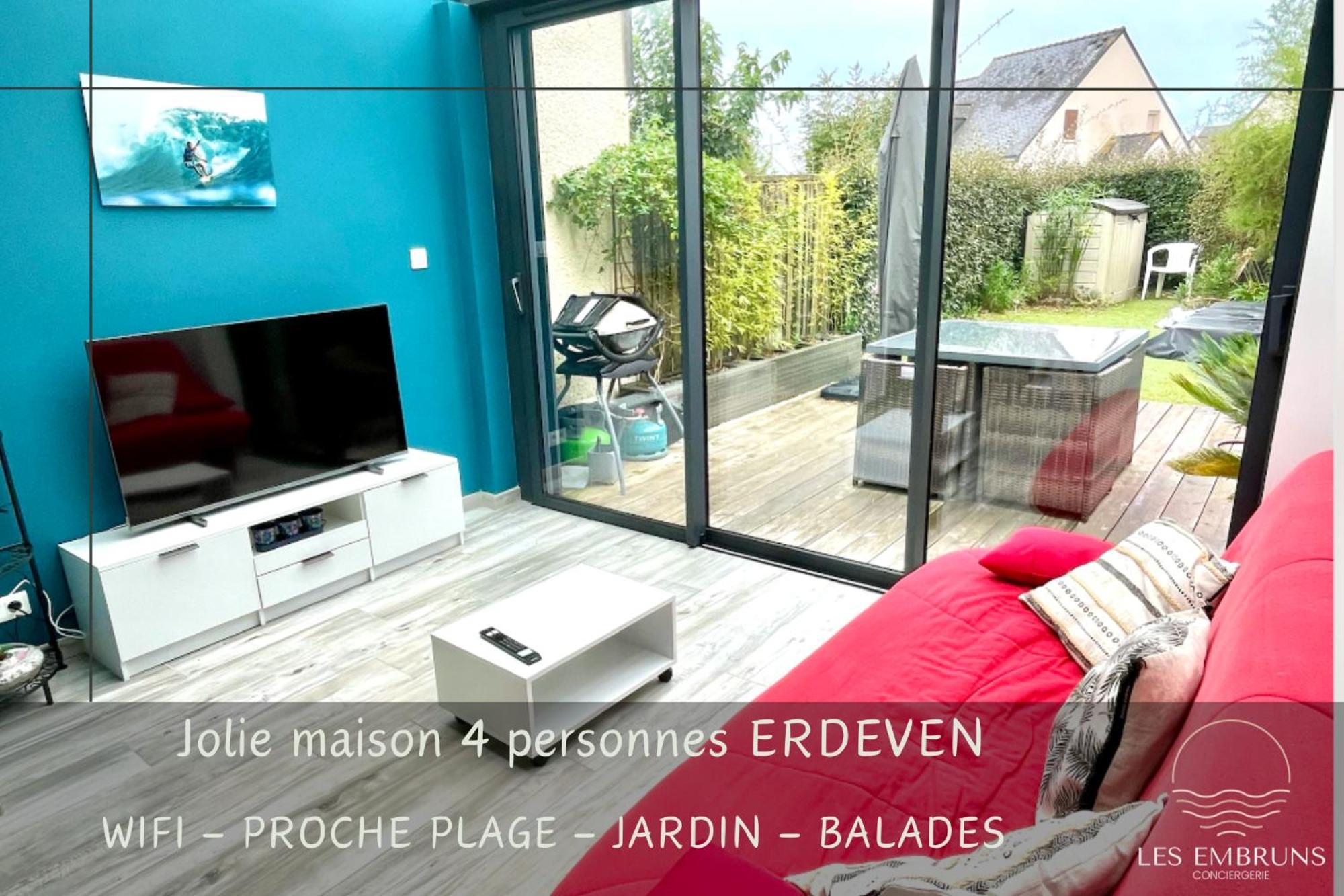Jolie Petite Maison A 500M De La Plage D'Erdeven Kültér fotó